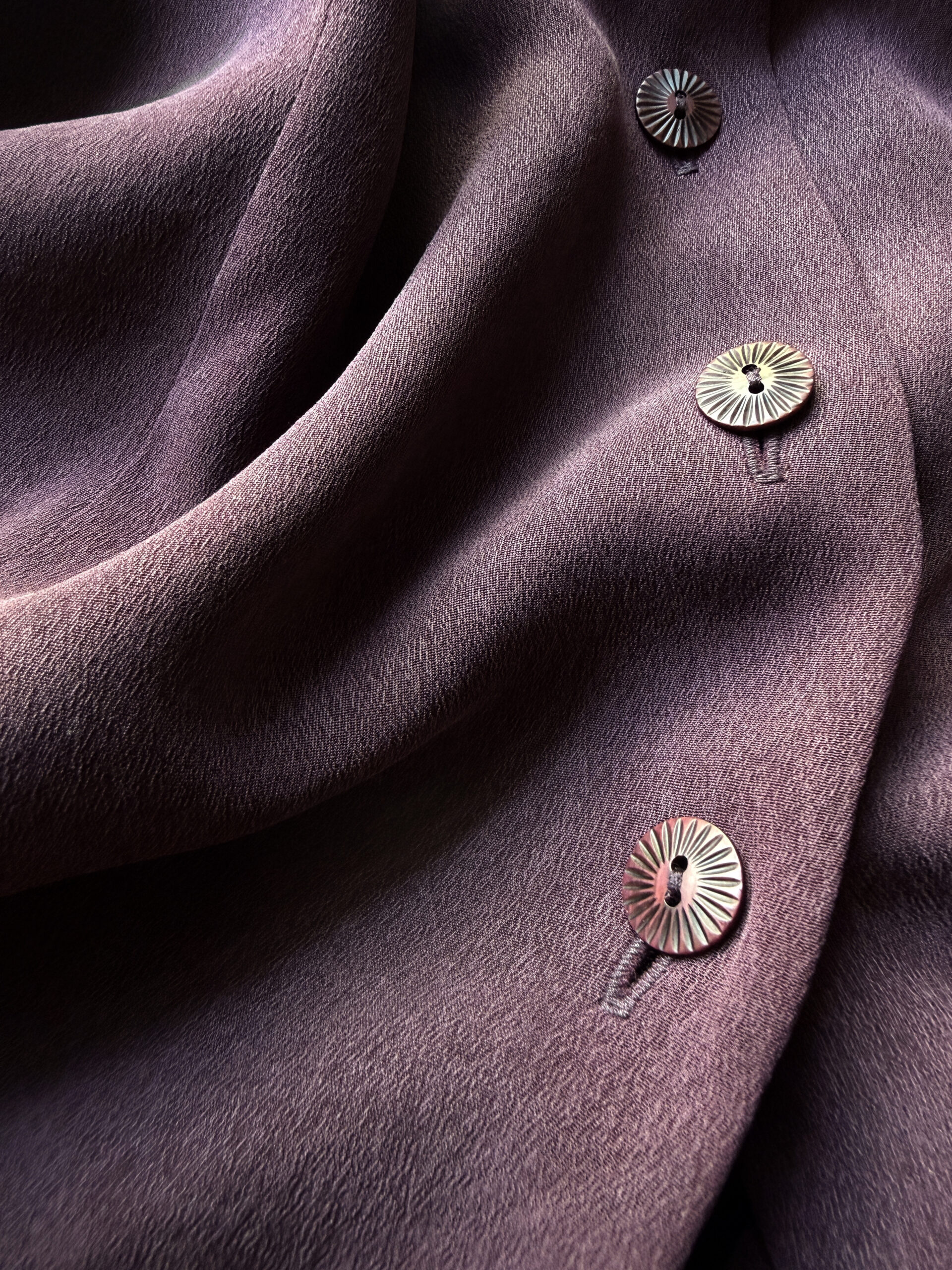 Violet Silk Maxi Skirt - Image 2