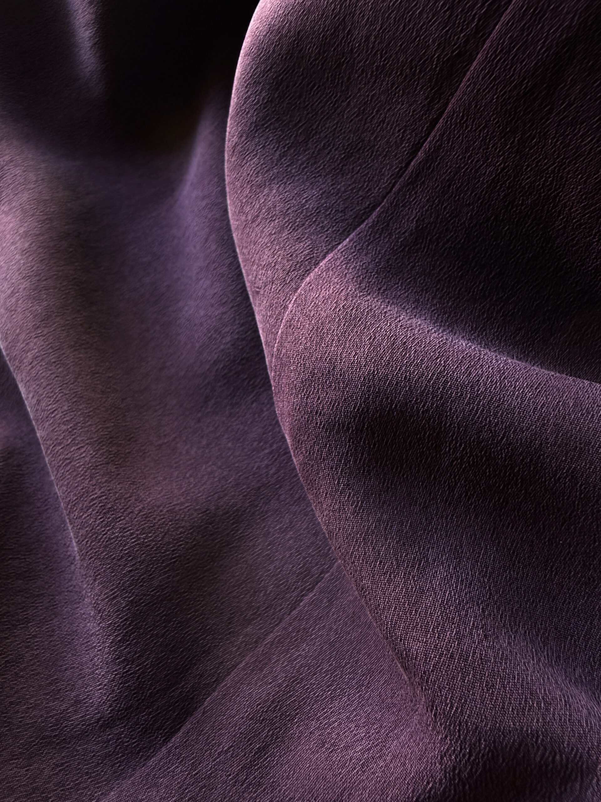 Violet Silk Maxi Skirt - Image 3