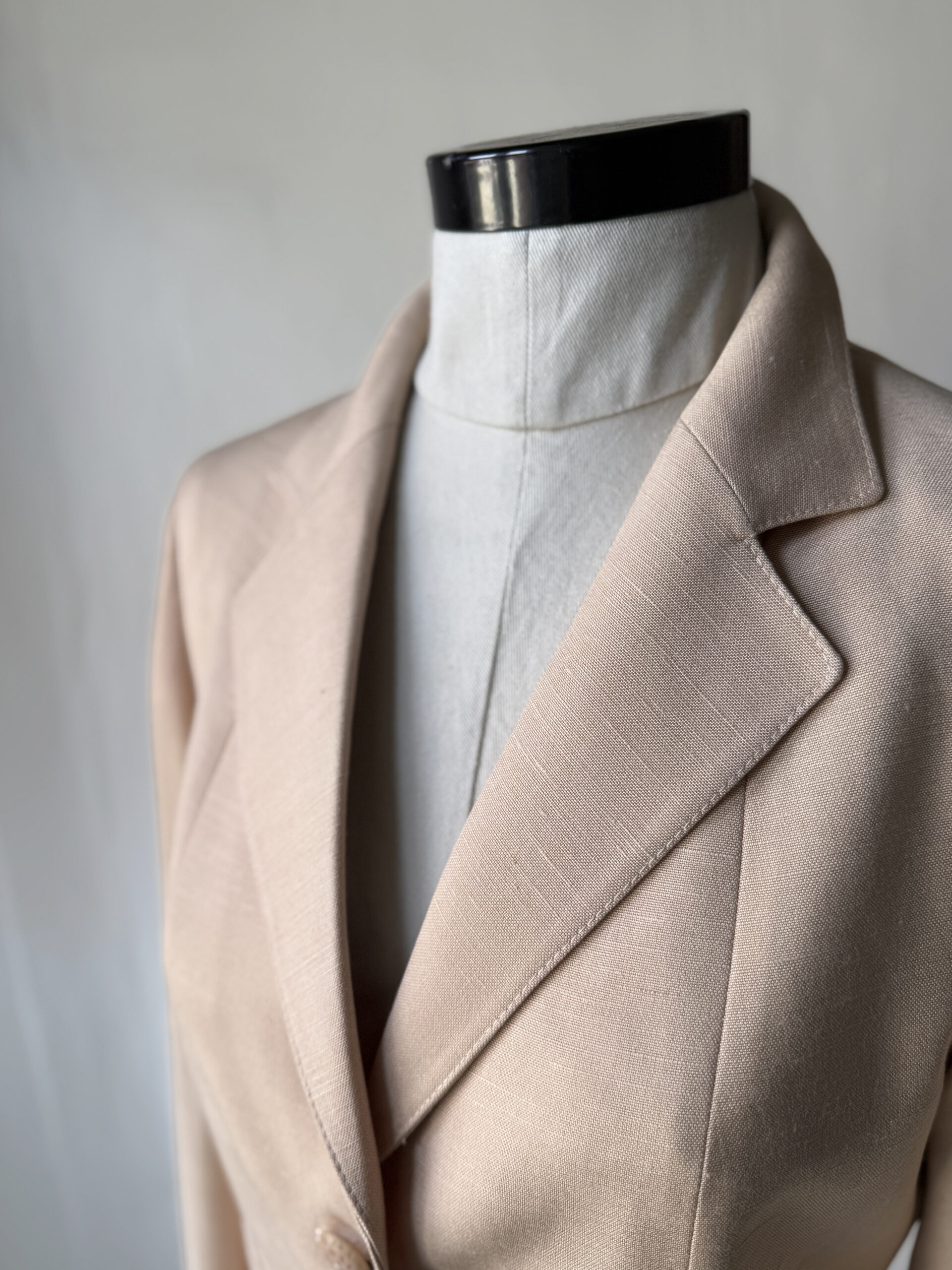 Blush Beige Tailored Blazer - Image 3