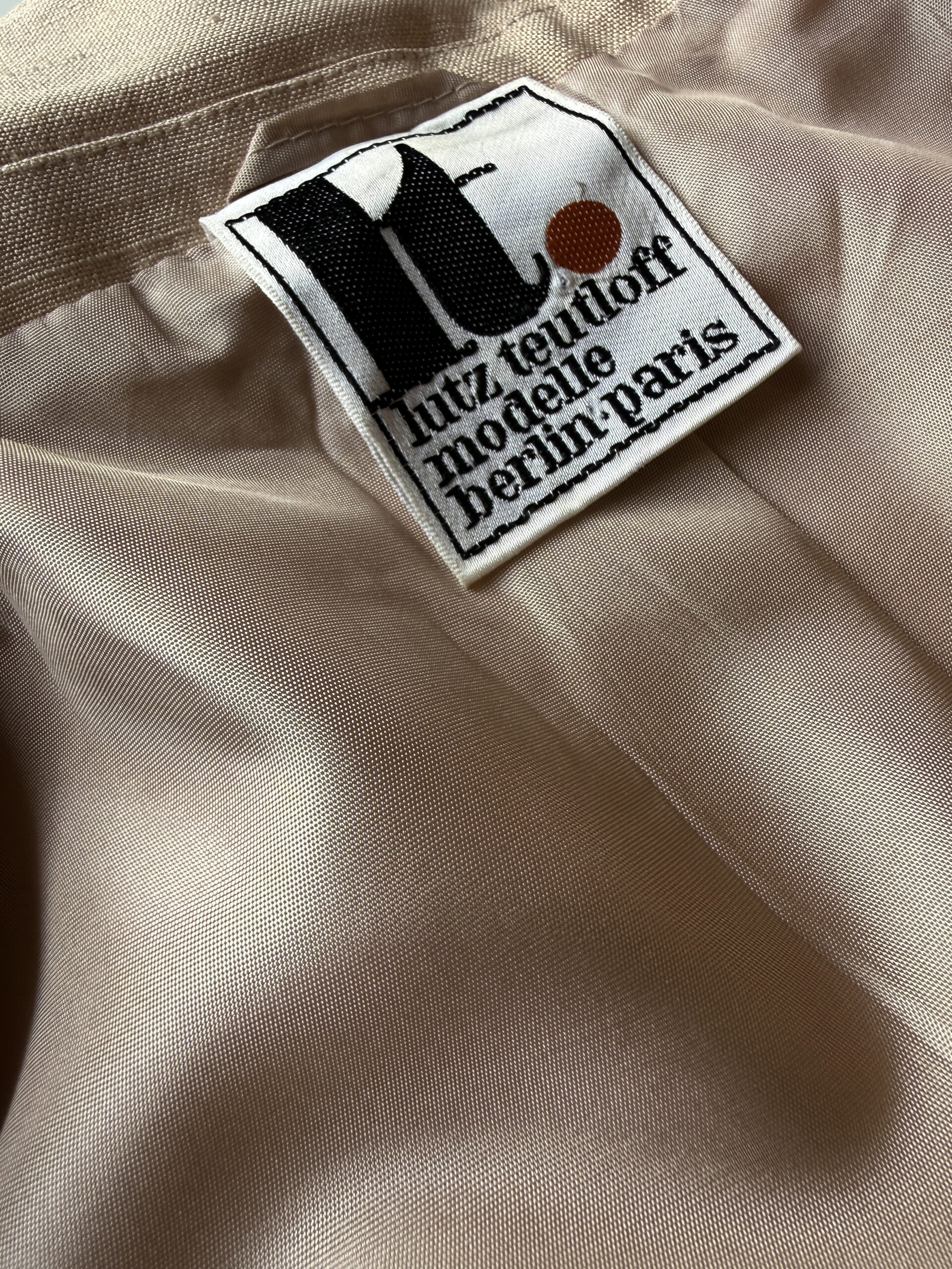 Blush Beige Tailored Blazer - Image 5