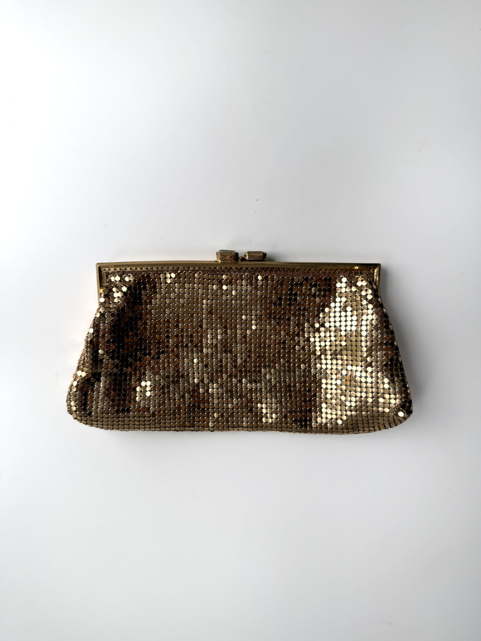 Bronze Mesh Mini Clutch - Image 2
