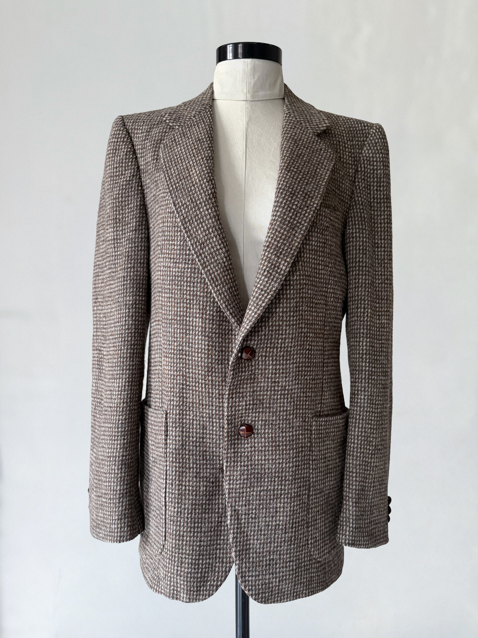 Brown Virgin Wool Blazer - Image 6
