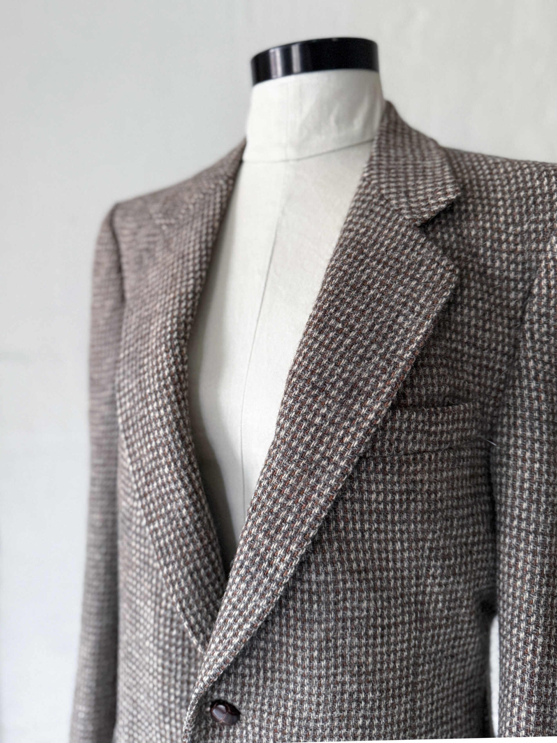 Brown Virgin Wool Blazer - Image 5