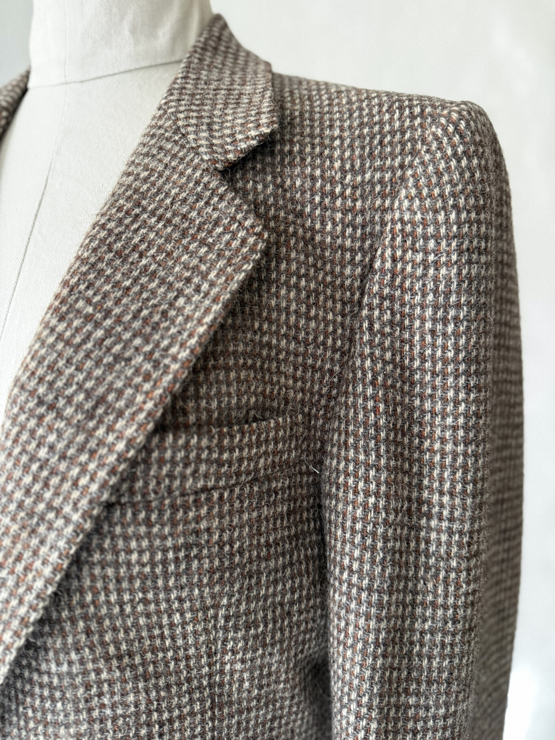 Brown Virgin Wool Blazer - Image 4