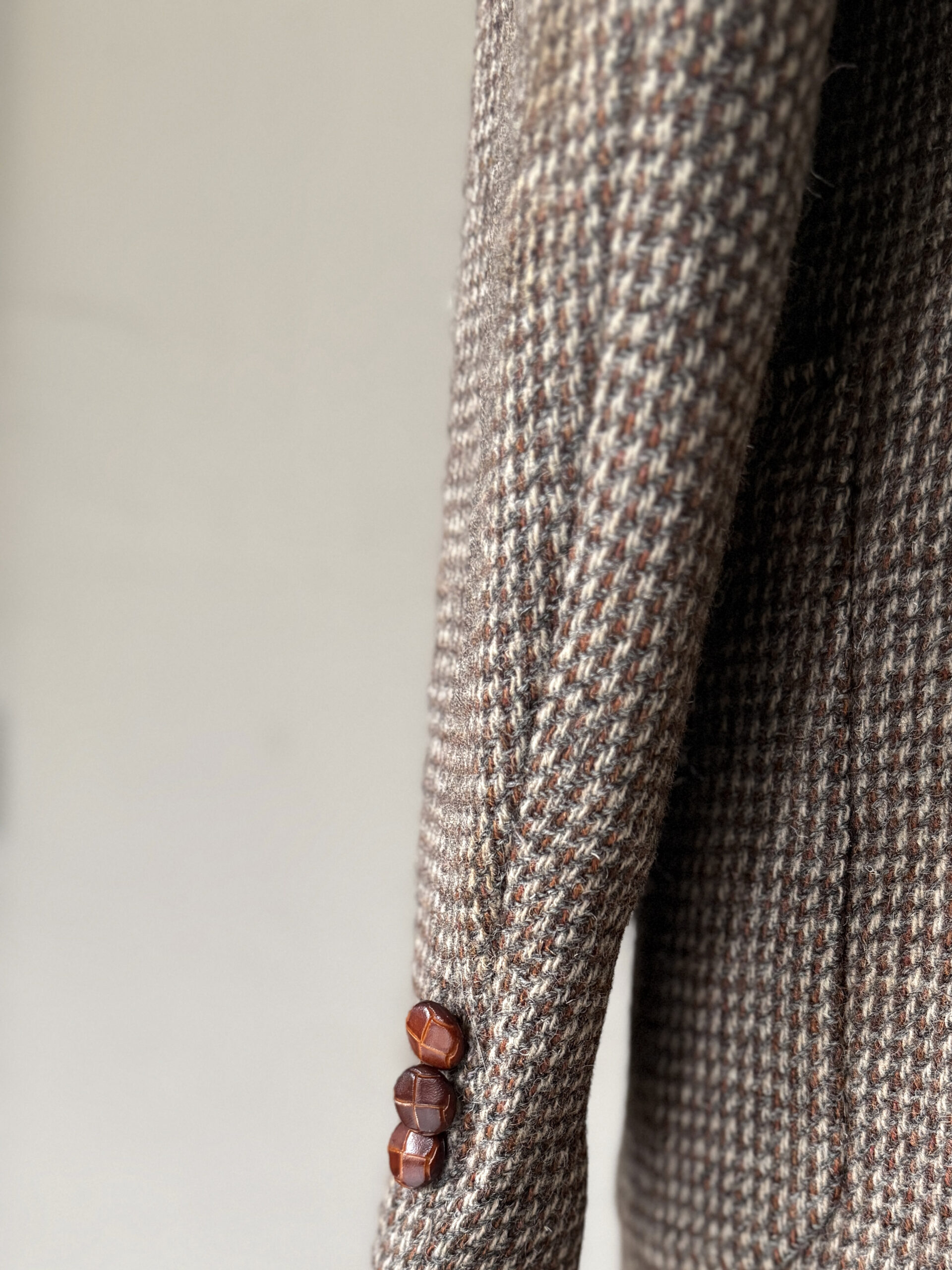 Brown Virgin Wool Blazer - Image 8