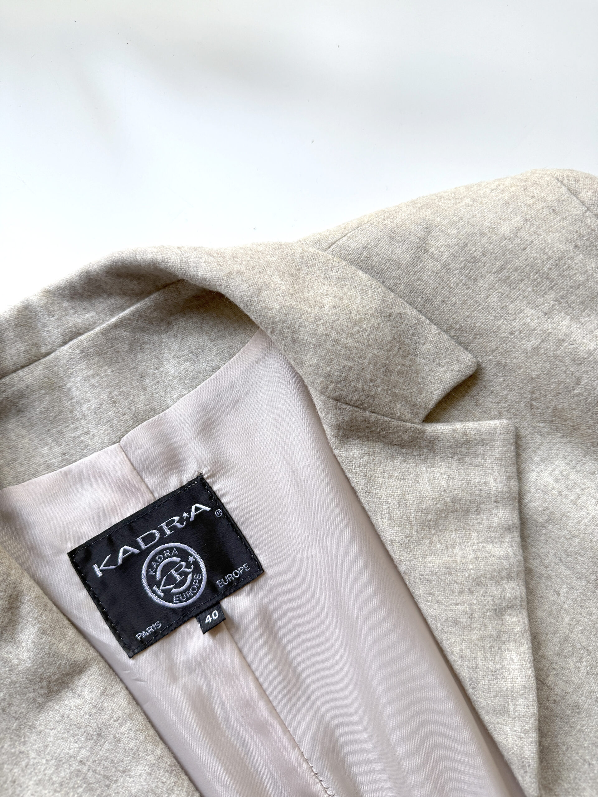 Beige Linen-Blend Longline Blazer - Image 6